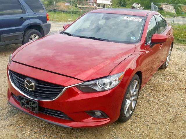 JM1GJ1W64E1137330 - 2014 MAZDA 6 GRAND TO RED photo 2