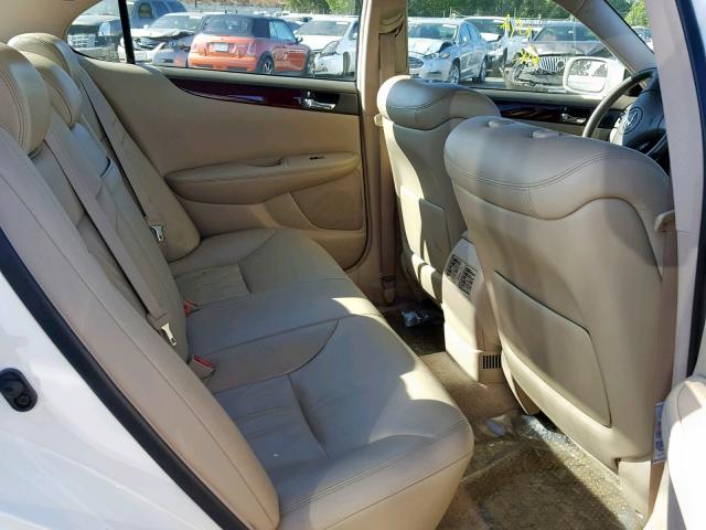 JTHBF30G736002656 - 2003 LEXUS ES 300 WHITE photo 6