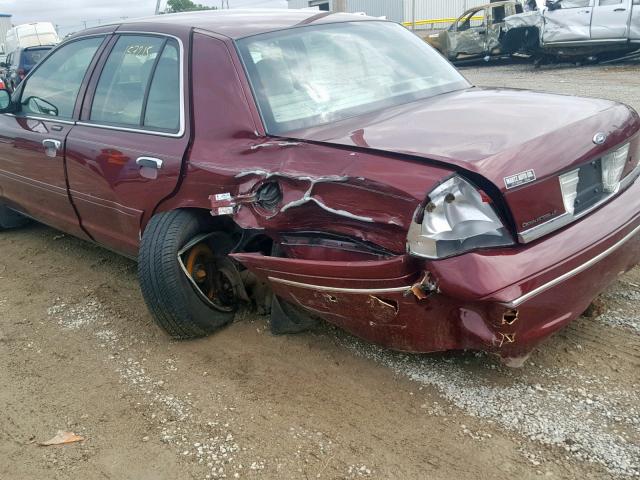 2FAFP74W74X167823 - 2004 FORD CROWN VICT BURGUNDY photo 9