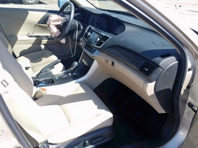 1HGCR2F80FA147130 - 2015 HONDA ACCORD EXL BEIGE photo 5