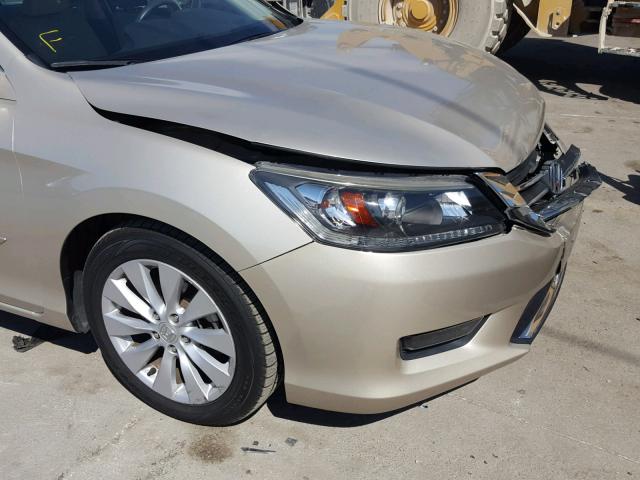 1HGCR2F80FA147130 - 2015 HONDA ACCORD EXL BEIGE photo 9