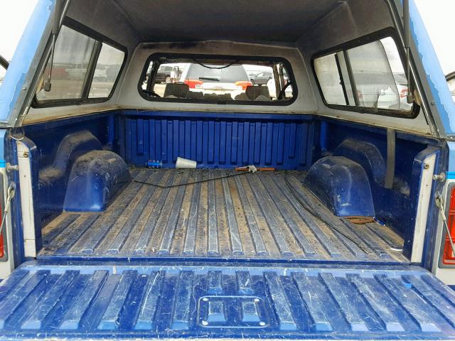 1B7GL23X6TS666931 - 1996 DODGE DAKOTA BLUE photo 6