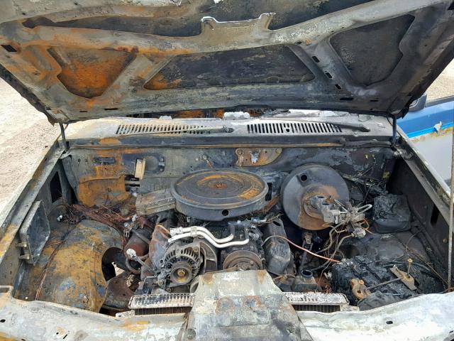 1B7GL23X6TS666931 - 1996 DODGE DAKOTA BLUE photo 7