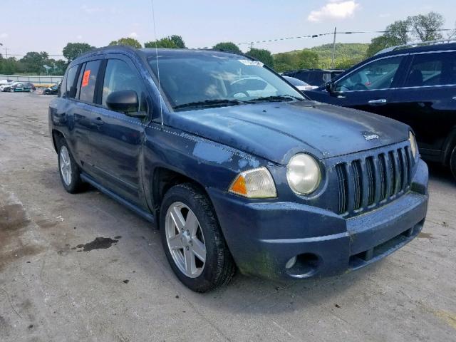 1J8FF47W87D584797 - 2007 JEEP COMPASS GRAY photo 1