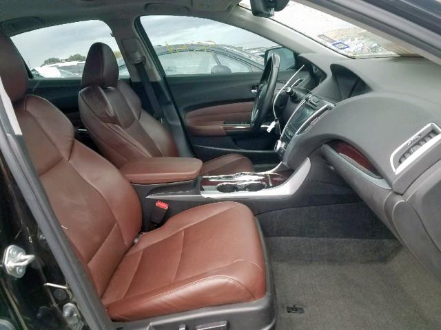 19UUB2F58FA024397 - 2015 ACURA TLX TECH BURGUNDY photo 5