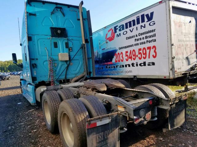 1FUJGLBG4DSBC0882 - 2013 FREIGHTLINER CASCADIA 1 TEAL photo 3