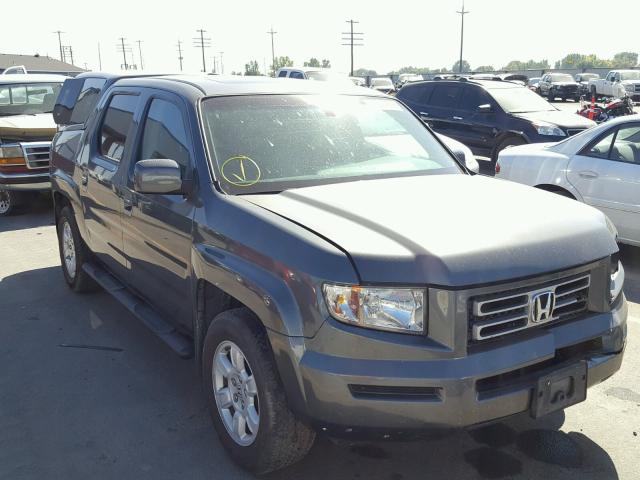 2HJYK165X7H525302 - 2007 HONDA RIDGELINE CHARCOAL photo 1