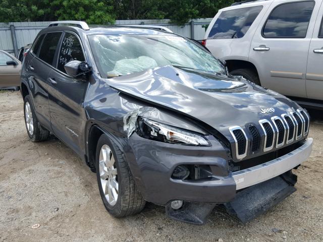 1C4PJLDB3FW708113 - 2015 JEEP CHEROKEE L GRAY photo 1