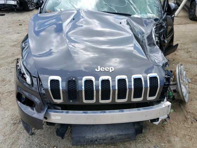 1C4PJLDB3FW708113 - 2015 JEEP CHEROKEE L GRAY photo 7