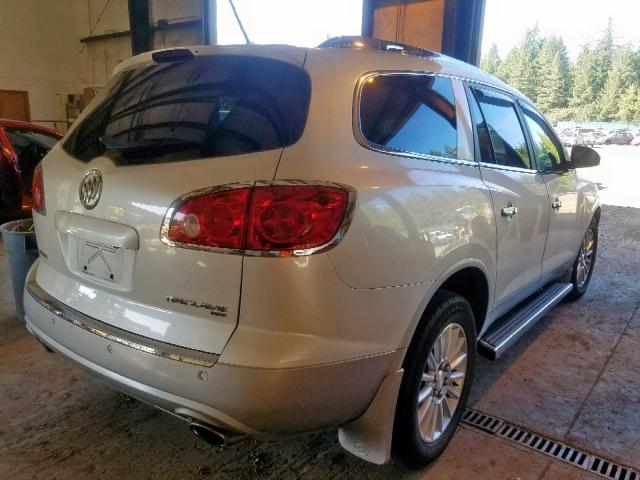 5GAKVCED8CJ323798 - 2012 BUICK ENCLAVE WHITE photo 4