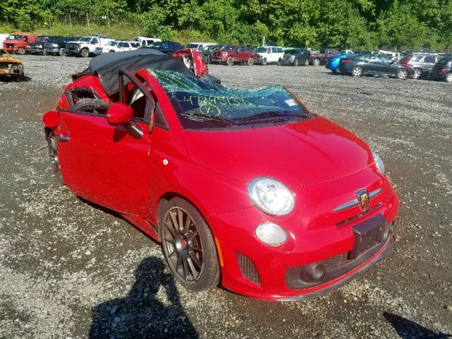 3C3CFFJH9DT633970 - 2013 FIAT 500 ABARTH RED photo 1
