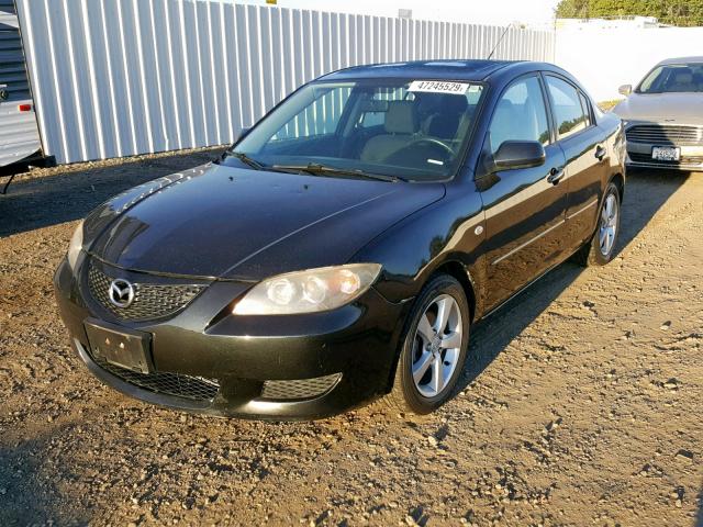 JM1BK32FX61541047 - 2006 MAZDA 3 I BLACK photo 2