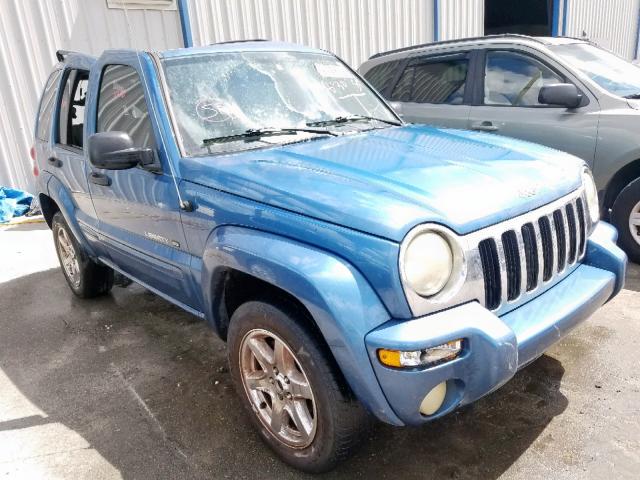 1J4GK58K93W508197 - 2003 JEEP LIBERTY LI BLUE photo 1