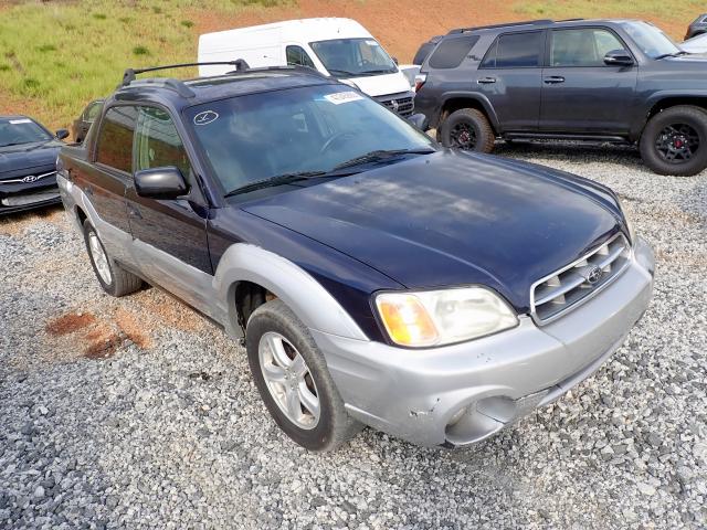 4S4BT62CX57103558 - 2005 SUBARU BAJA SPORT BLUE photo 1