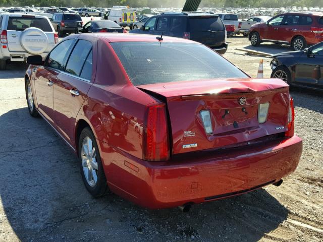 1G6DC67A680194543 - 2008 CADILLAC STS MAROON photo 3