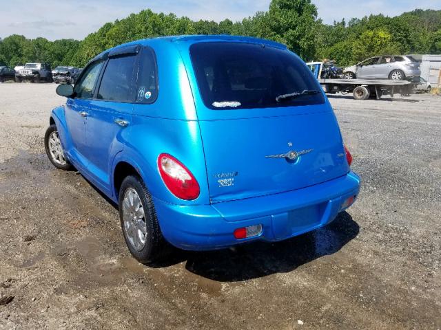 3A8FY58B28T114871 - 2008 CHRYSLER PT CRUISER BLUE photo 3