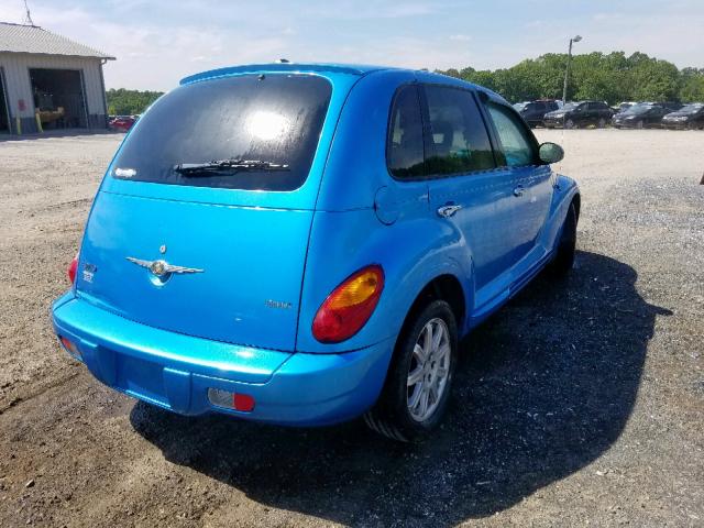 3A8FY58B28T114871 - 2008 CHRYSLER PT CRUISER BLUE photo 4