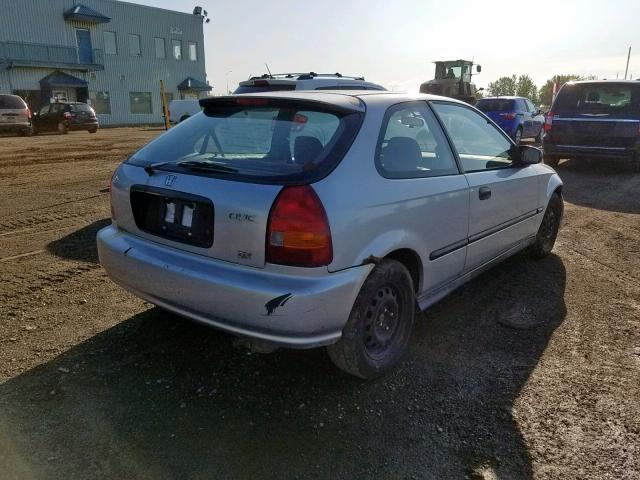 2HGEJ6434WH014676 - 1998 HONDA CIVIC DX SILVER photo 4