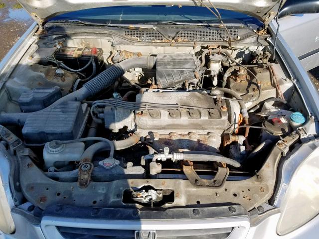 2HGEJ6434WH014676 - 1998 HONDA CIVIC DX SILVER photo 7