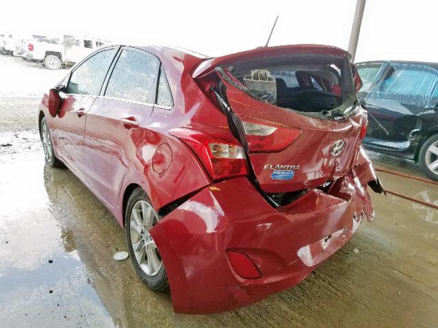 KMHD35LH7FU248184 - 2015 HYUNDAI ELANTRA GT MAROON photo 3