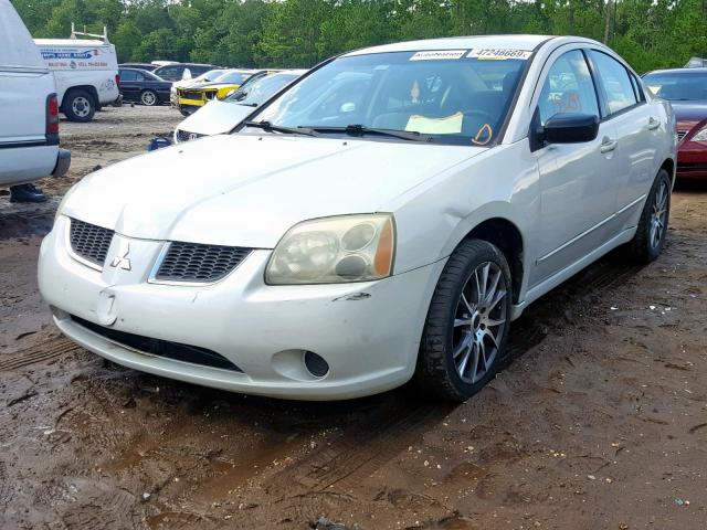 4A3AB36F54E071034 - 2004 MITSUBISHI GALANT ES WHITE photo 2