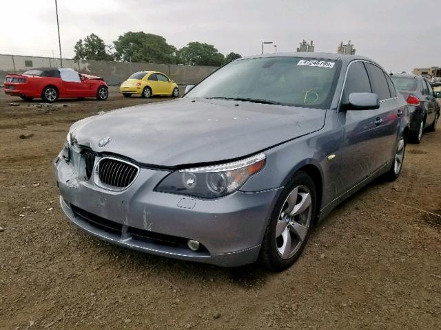 WBANE53576CK85912 - 2006 BMW 525 I SILVER photo 2