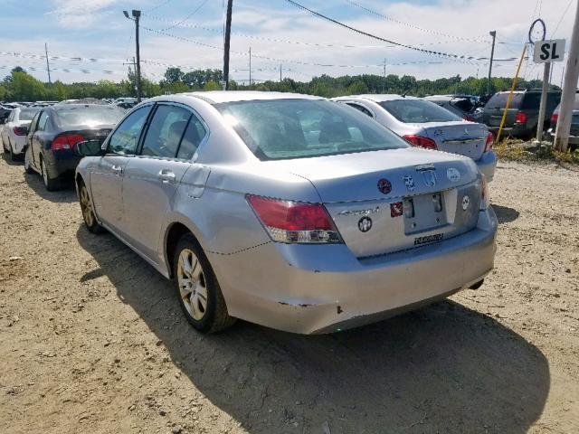 1HGCP26438A043186 - 2008 HONDA ACCORD LXP SILVER photo 3