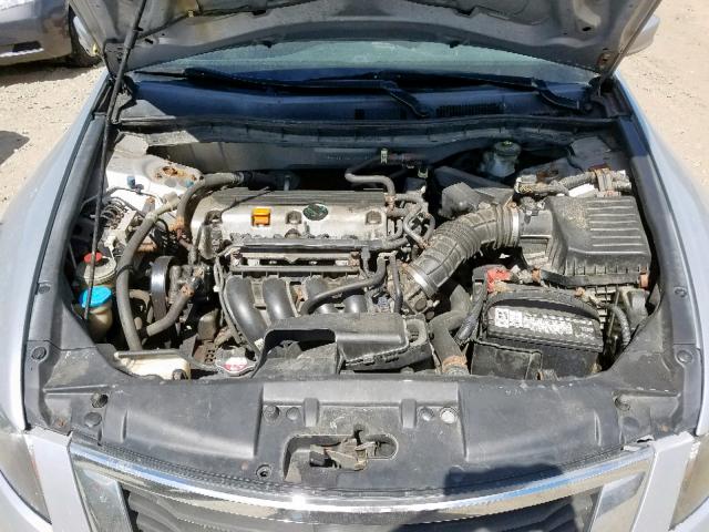 1HGCP26438A043186 - 2008 HONDA ACCORD LXP SILVER photo 7