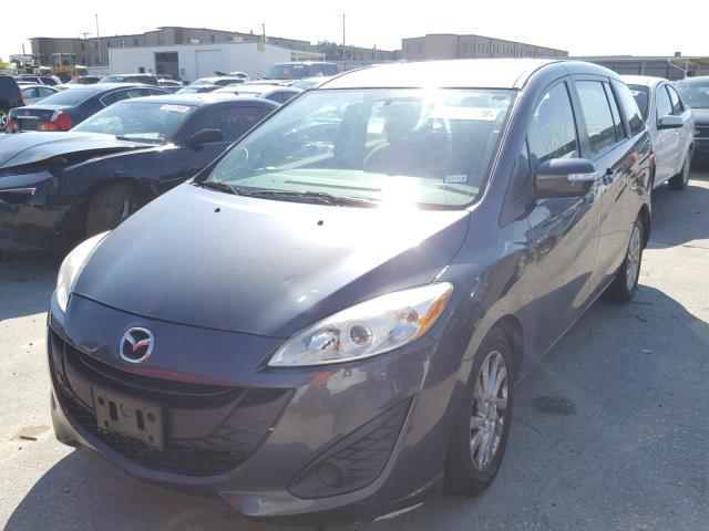 JM1CW2BL3D0155226 - 2013 MAZDA 5 GRAY photo 2