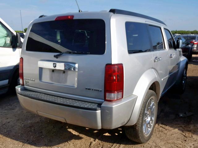 1D4PT4GK1BW598994 - 2011 DODGE NITRO HEAT SILVER photo 4