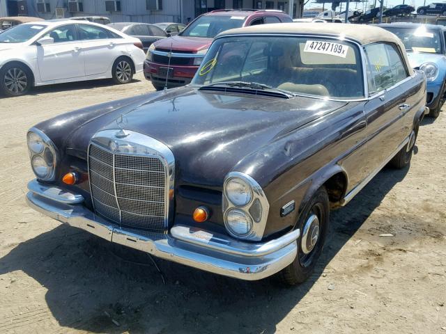 11102312089068 - 1968 MERCEDES-BENZ 250SE BROWN photo 2