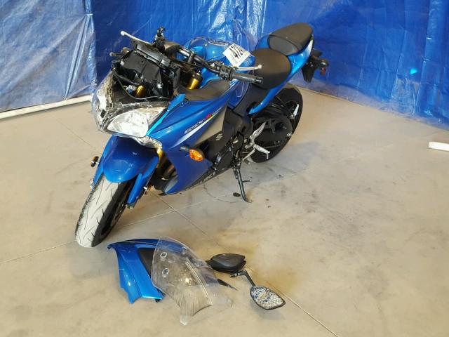 JS1GT7CA2G2100791 - 2016 SUZUKI GSX-S1000F BLUE photo 2