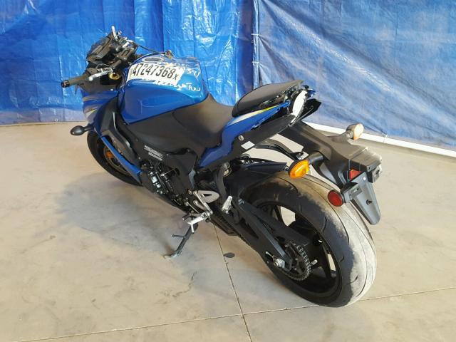 JS1GT7CA2G2100791 - 2016 SUZUKI GSX-S1000F BLUE photo 3