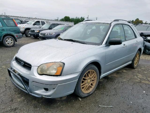 JF1GG65554H812750 - 2004 SUBARU IMPREZA TS SILVER photo 2