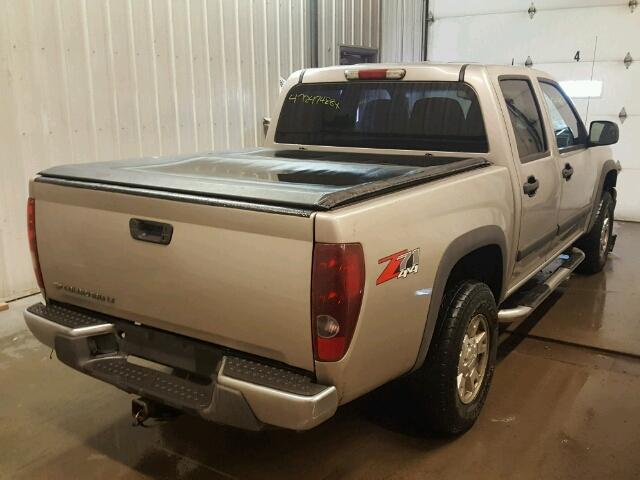 1GCDT33E188205289 - 2008 CHEVROLET COLORADO L TAN photo 4