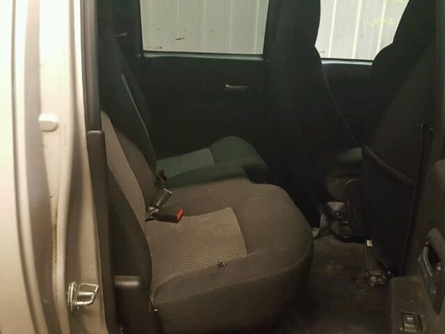 1GCDT33E188205289 - 2008 CHEVROLET COLORADO L TAN photo 6