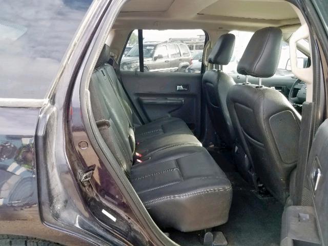 2FMDK49C37BA94833 - 2007 FORD EDGE SEL P BLACK photo 6