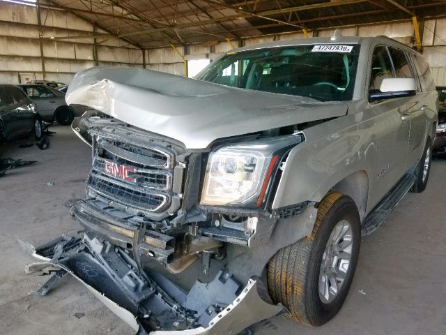 1GKS1GKC5FR518765 - 2015 GMC YUKON XL C SILVER photo 2