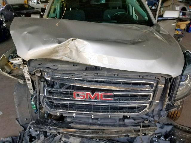 1GKS1GKC5FR518765 - 2015 GMC YUKON XL C SILVER photo 7