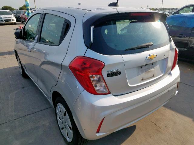 KL8CB6SA6HC707266 - 2017 CHEVROLET SPARK LS SILVER photo 3