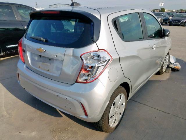 KL8CB6SA6HC707266 - 2017 CHEVROLET SPARK LS SILVER photo 4