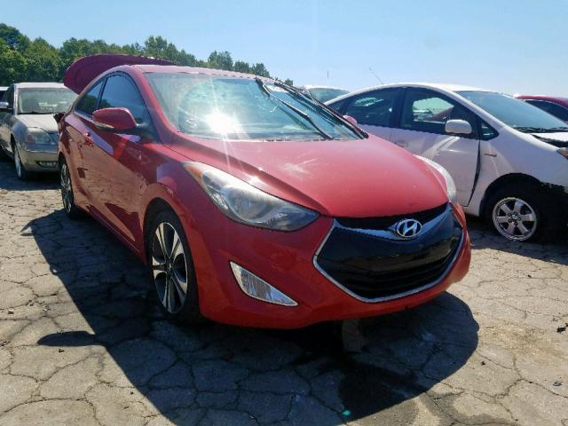 KMHDH6AE4DU002321 - 2013 HYUNDAI ELANTRA CO RED photo 1