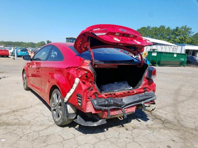 KMHDH6AE4DU002321 - 2013 HYUNDAI ELANTRA CO RED photo 3