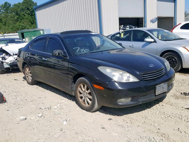 JTHBF30GX25000274 - 2002 LEXUS ES 300 BLACK photo 1