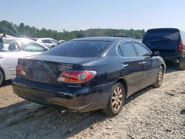 JTHBF30GX25000274 - 2002 LEXUS ES 300 BLACK photo 4