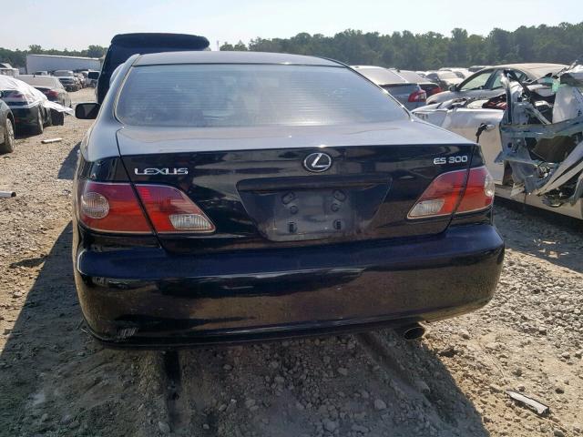 JTHBF30GX25000274 - 2002 LEXUS ES 300 BLACK photo 9