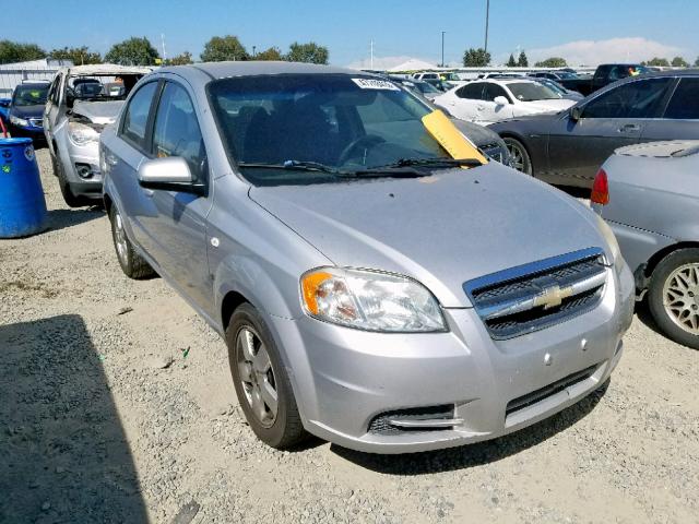 KL1TD56688B064224 - 2008 CHEVROLET AVEO BASE Silber Foto 1