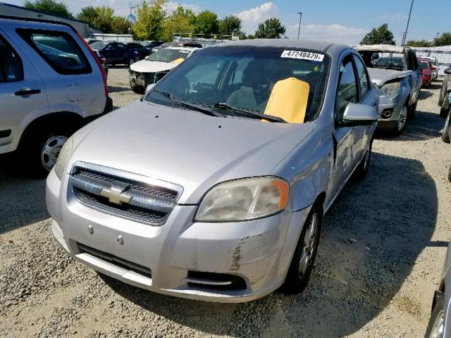 KL1TD56688B064224 - 2008 CHEVROLET AVEO BASE Silber Foto 2