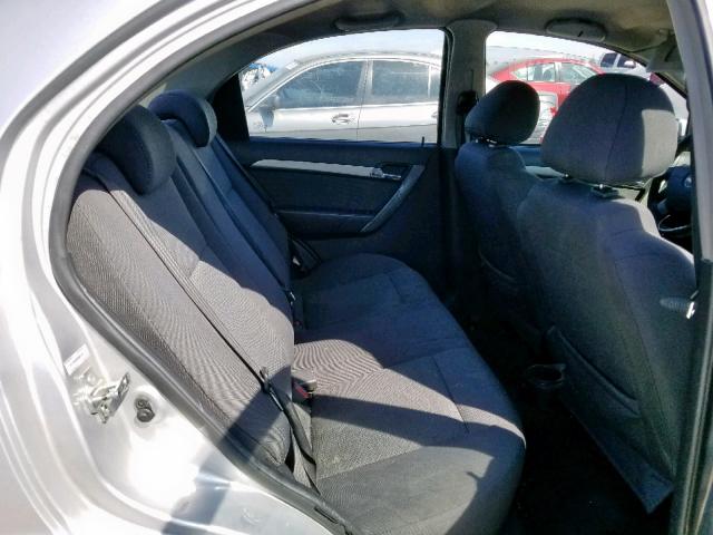 KL1TD56688B064224 - 2008 CHEVROLET AVEO BASE Silber Foto 6