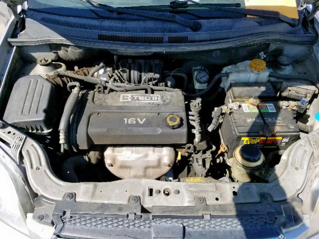 KL1TD56688B064224 - 2008 CHEVROLET AVEO BASE Silber Foto 7